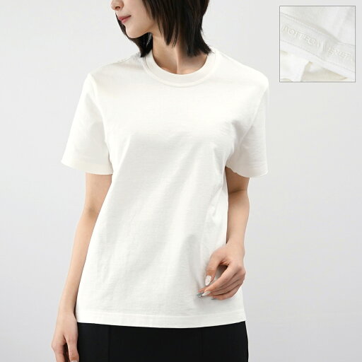 BOTTEGA VENETA ボッテガヴェネタ 半袖Tシャツ 744780 VF1U0 白 ホワイト Tシャツ コットン レディース 女性 人気 おすすめ プレゼント BOTTEGA VENETA ボッテガヴェネタ 半袖Tシャツ 744780 VF1U0 白 ホワイト Tシャツ コットン レディース 女性 人気 おすすめ プレゼント