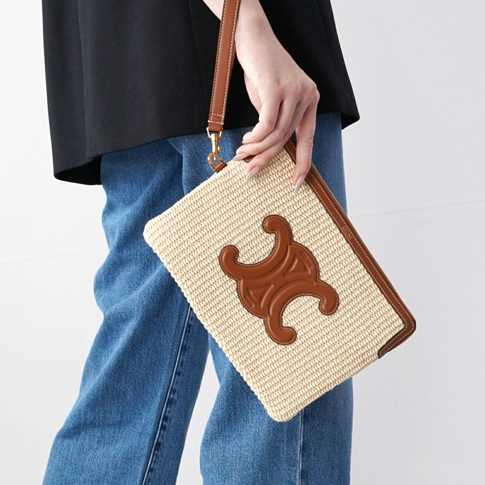 CELINE セリーヌ ストラップ付き クラッチバッグ 10J502FVE.02NT 楽天市場】セリーヌ(クラッチバッグ・セカンドバッグ