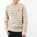 CELINE セリーヌ トリオンフ ストライプ ニット セーター 2AE4F896T01 長袖 トップス ベージュ メンズ 男 男性 シンプル プレゼント おす...