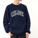 CELINE セリーヌ ニット セーター 2AW9A311Y 長袖 トップス メンズ 男 男性 シンプル プレゼント おすすめ ロゴ LOGO