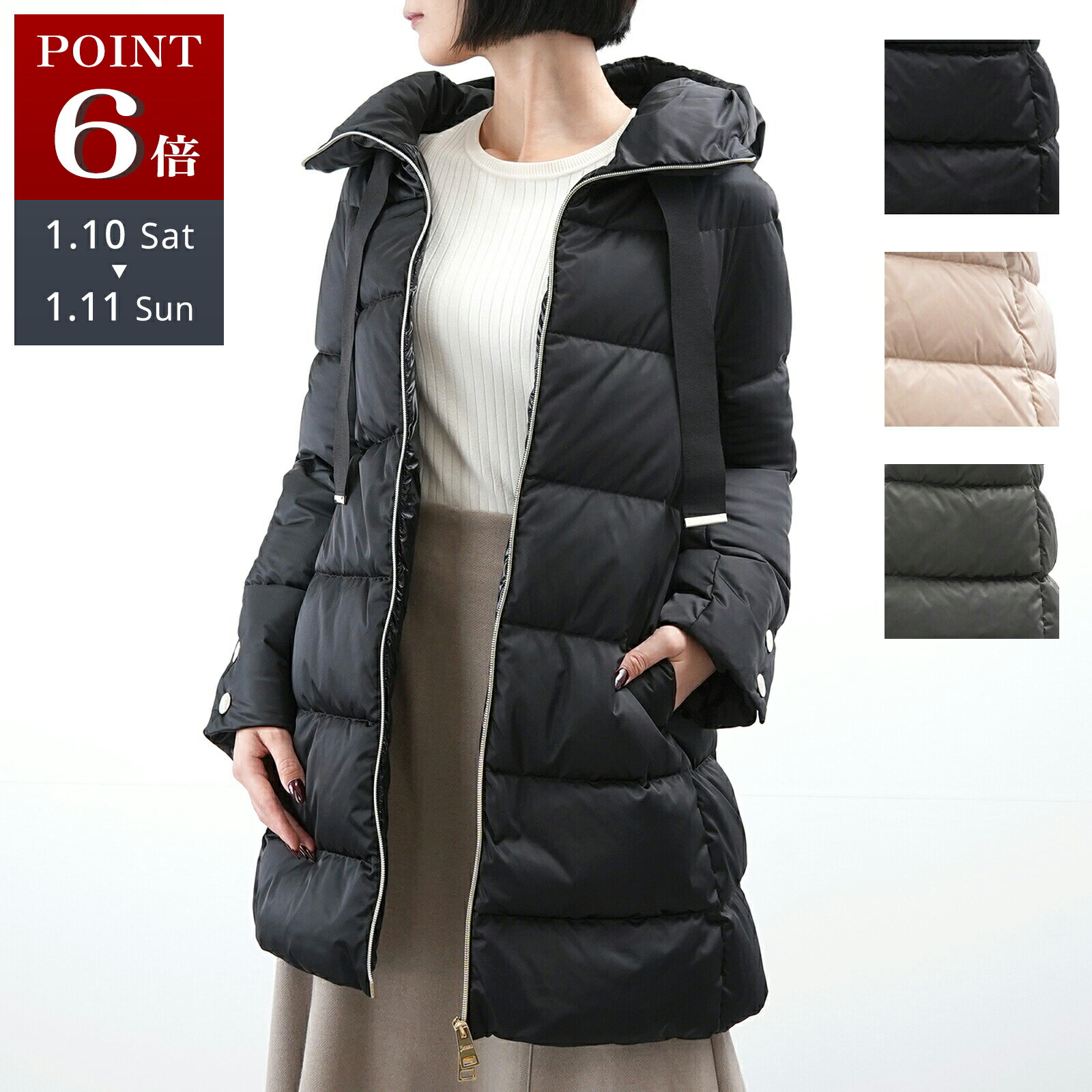 楽天市場】ヘルノ ダウン レディース ベージュの通販