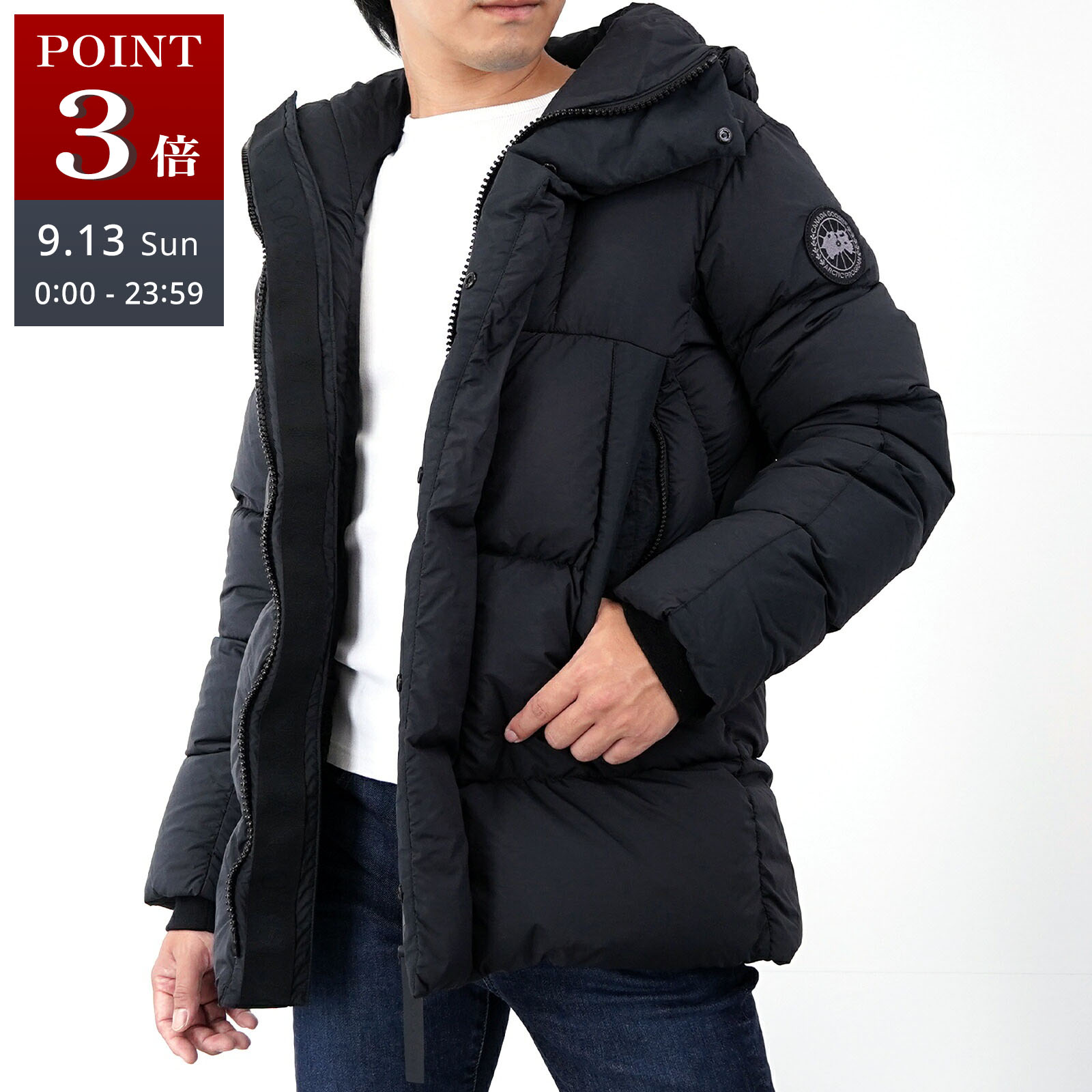 楽天市場】canada goose black labelの通販