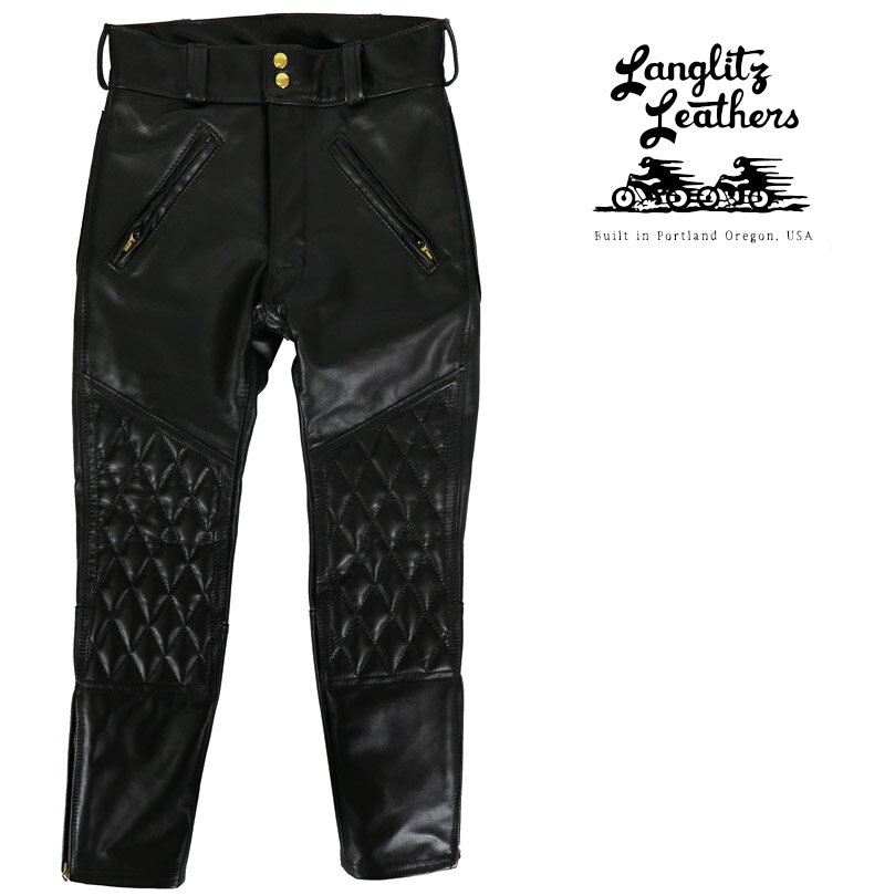 ラングリッツレザーズ Langlitz Leathers レザー パンツ Padded Competition Breeches パッデッド コンペティション ブリーチーズ ジーンズ トラウザーズ