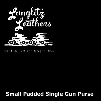 ObcU[Y Langlitz Leathers X[ pbfbh VO Kp[X Small Padded Single Gun Purse