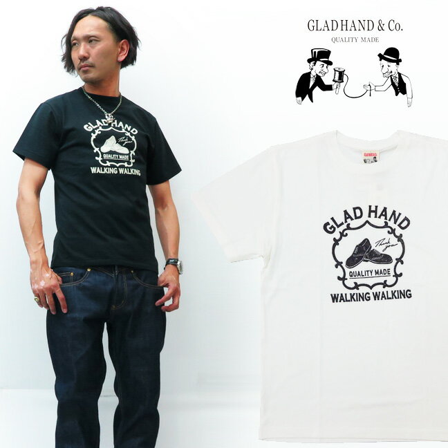 GLAD HAND グラッドハンド 半袖 クルーネック Tシャツ ADVERTISING SHORS GH-19-MS-11 HIT