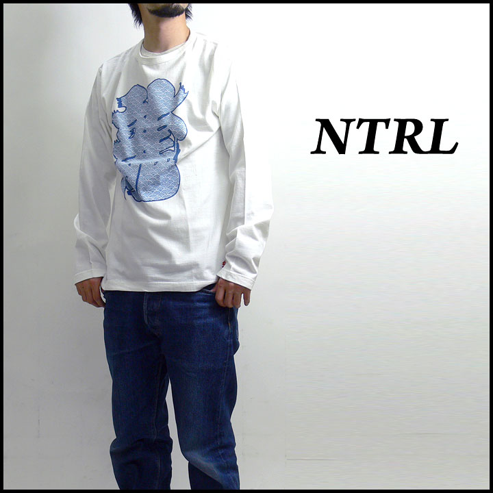 NTRL長袖Tシャツ「DRAGON BLUE」