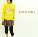 CLOVER LEARF クローバーリーフ パイナップルデザイン長袖Tシャツ