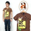 Apartment アパートメント ペンキプリントTシャツ「TACONES ALTOS」