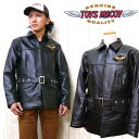 トイズマッコイ TOYS McCOY レザー コート タウンズマン ライダース ブラック ホースハイド TOWNSMAN LEATHER COAT "AMA GYPSY TOUR 1936" TMJ1437