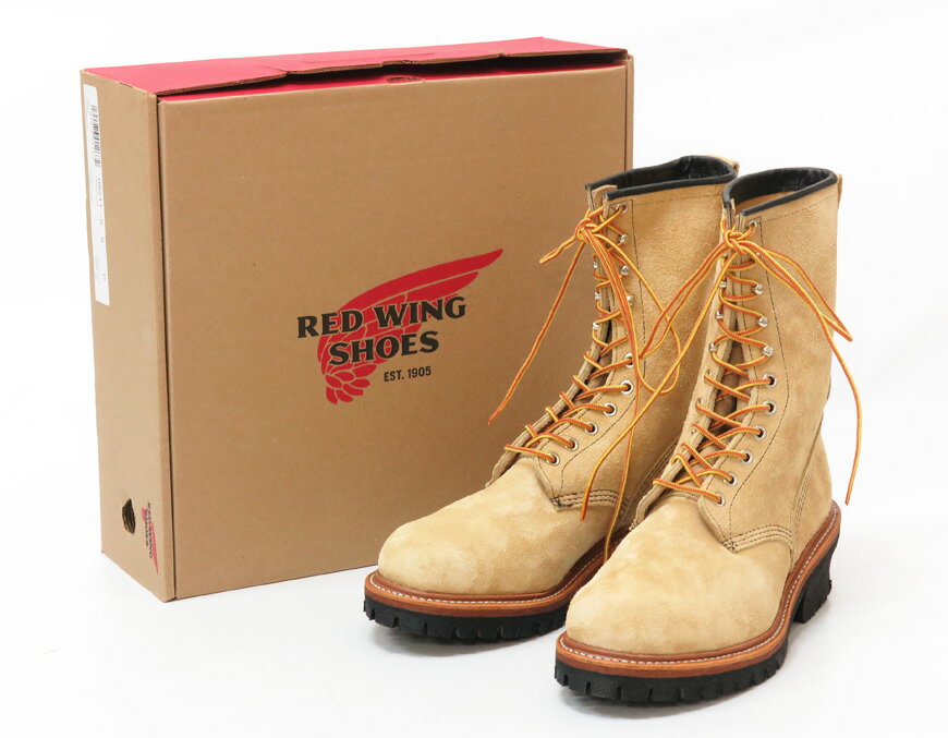 REDWINGレッドウィング9インチロガーレザーブーツTanBullhideRoughoutタンブルハイドラフアウトDワイズStyleNo.9211【2019年秋冬新作】