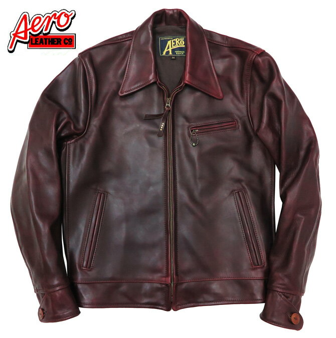 エアロレザー AERO LEATHER ライダースジャケット Highwayman premi...