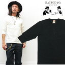 GLAD HAND グラッドハンド 5分袖 Tシャツ ヘンリーネック 胸ポケット 天竺生地 パックTee GLADHAND-17