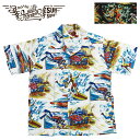 サンサーフ SUN SURF Mister Freedom レーヨン ハワイアンシャツ ACTION PACKED TYPE 2 ROCK N ROLL SHIRT アロハシャツ ミスターフリーダム SC38992