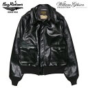 バズリクソンズ Buzz Rickson 039 s William Gibson Black A-2 ブラック 馬革 フライト ジャケット ミリタリー BR80596