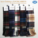 楽天アースマーケットエアロレザー AERO LEATHER Lochcarron タータンチェック ラムズウール マフラー Made in Scotland ロキャロン ロッキャロン