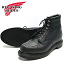 REDWING レッドウィング クラシックワークブーツ 6 MOC TOE SUPER SOLE スーパーソール ブラック BLACK CHROME Style No.8133 その1