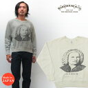 ウェアハウス WAREHOUSE クルーネック スウェット 461 FADED J.S.BACH ユーズドウォッシュ 2ND-HAND セカンドハンド セコハン バッハ