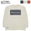 MANASTASH マナスタッシュ リサイクルコットン 長袖 Tシャツ KALEIDOSCOPE 7123045