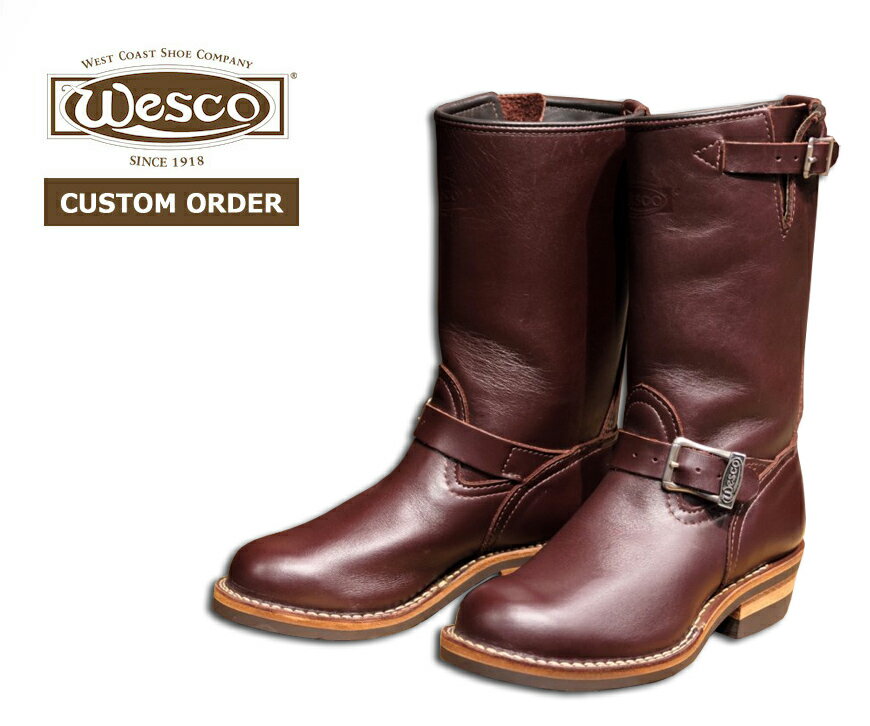 【カスタムオーダー】 WESCO ウエスコ BOSS ボス レザー エンジニアブーツ 【2022年 春夏 新作】