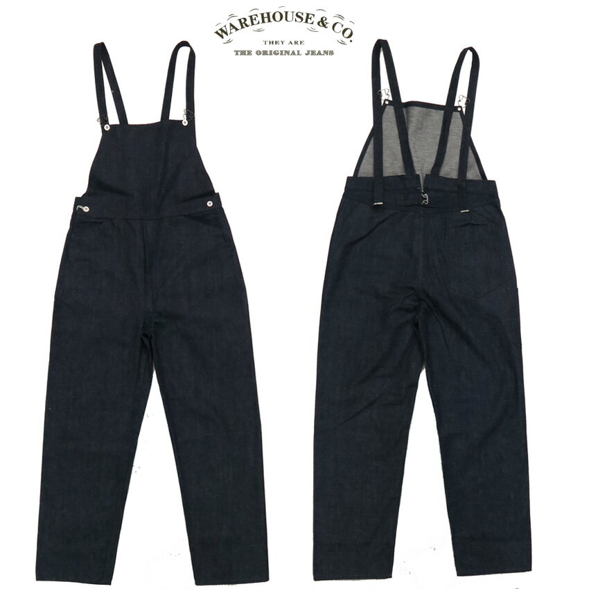 WAREHOUSE ウェアハウス 12oz デニム オーバーオール TURN OF CENTURY ツナギ サロペット Lot.1220