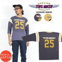 トイズマッコイ TOYS McCOY 七分袖 フットボール Tシャツ FOOTBALL SHIRT 25TH ANNIVERSARY TMC2150