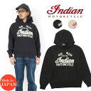 インディアンモーターサイクル Indian Motorcycle 長袖 プリント フード パーカー INDIAN AD IM68870