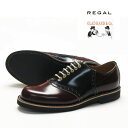 REGAL GLAD HAND リーガル グラッドハンド メンズ レザー サドルシューズ ブラウン×ブラック 紳士靴