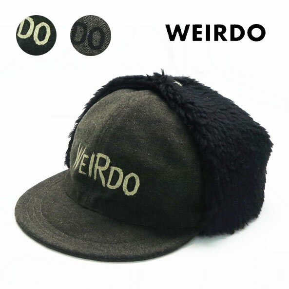 WEIRDO ウィアード ツイード＆ボア リバーシブル パイロット キャップ グラッドハンド WRD-21-AW-G03