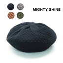 Mighty Shine マイティーシャイン コットン メッシュ ニット ベレー帽 1221004