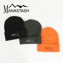 MANASTASH マナスタッシュ Ken Kagami ケン・カガミ ビーニー アクリルニットキャップ KEN'S BEANIE MST LOGO MANA792-3274001