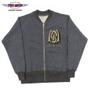 gCY}bRC TOYS McCOY  XEFbg WbvAbv C-2 SWEAT BLACK MIXED