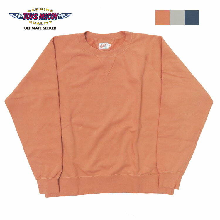 楽天アースマーケットトイズマッコイ TOYS McCOY 長袖 クルーネック スウェット McHILL SPORTS WEAR GARMENT DYEING SWEAT SHIRT TMC2372