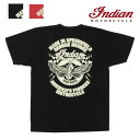 インディアンモーターサイクル Indian Motorcycle 半袖 プリント Tシャツ FLYING WHEEL IM78970