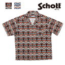 ショット Schott 半袖 ハワイアン シャツ PERFECTO MOTER OIL HAWAIIAN SHIRT SCH3125066