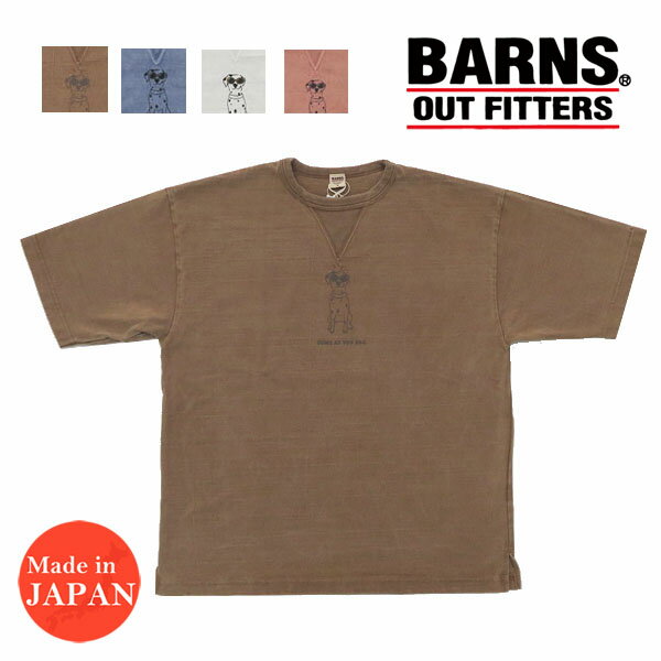 バーンズ BARNS 半袖 90s ヘビーオンス ビッグTシャツ プリント COME AS YOU ARE BR-22294B