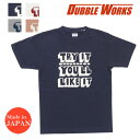 ダブルワークス DUBBLE WORKS プリント 半袖 Tシャツ TRY IT クルーネック WW33005-08