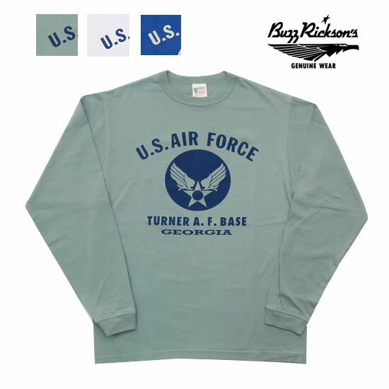 バズリクソンズ BUZZ RICKSON'S 長袖 Tシャツ プリント U.S. AIR FORCE MADE IN USA BR69057