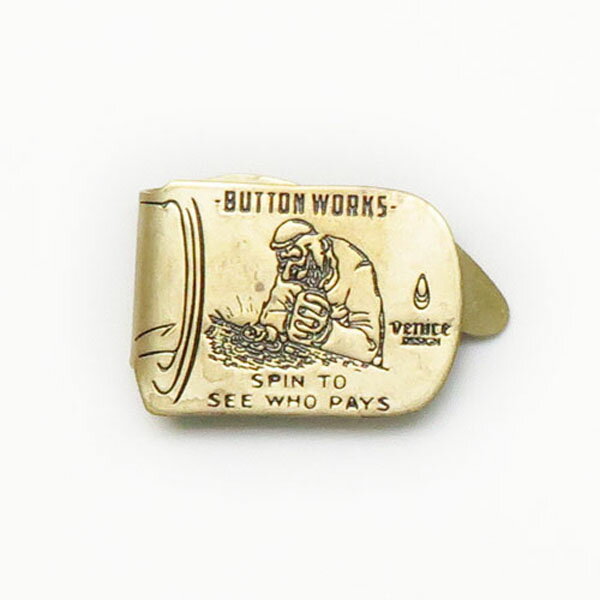 アースマーケットのバーンズ BARNS ボタンワークス マネークリップ BW-0012｜アングル3