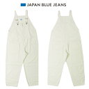 JAPAN BLUE JEANS ジャパンブルージーンズ ジップフロントオーバーオール ナチュラル JBPT1022-NAT【2025年春夏新作】