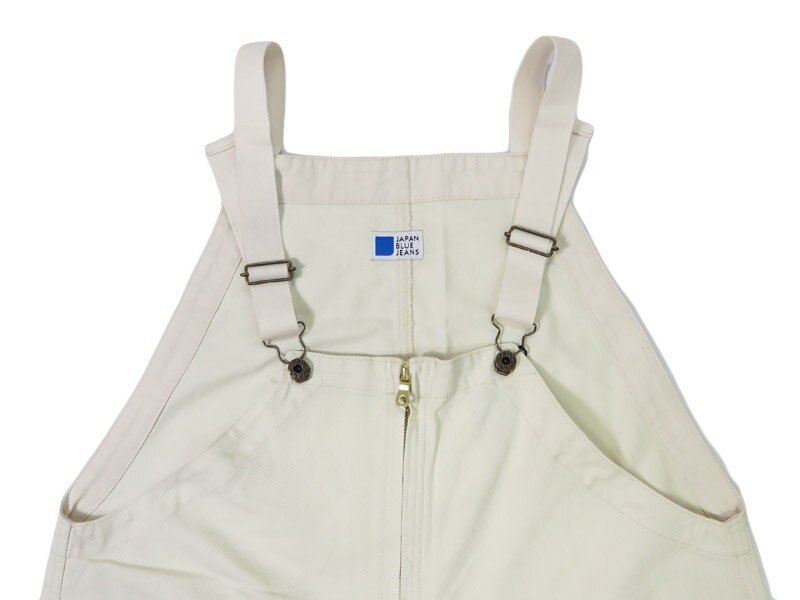 JAPAN BLUE JEANS ジャパンブルージーンズ ジップフロントオーバーオール ナチュラル JBPT1022-NAT