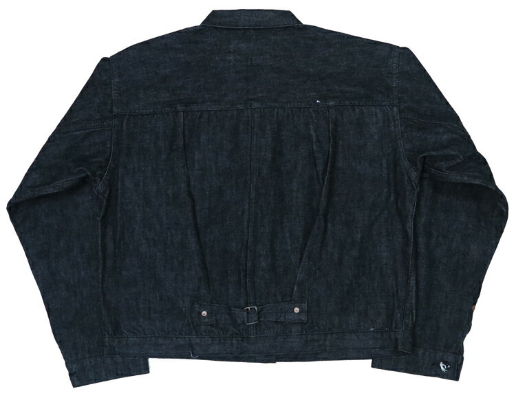 バズリクソンズ Buzz Rickson's 13.6oz ブラック デニム ジャケット 大戦モデル SPLIT T Tバック仕様 サイズ46～48 William Gibson ウィリアムギブソン BR16042