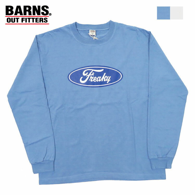 バーンズ BARNS 長袖 TUBE TEE プリント Tシャツ Freaky BR-24128