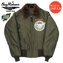 バズリクソンズ Buzz Rickson 039 s フライトジャケット B-10 ROUGH WEAR CLOTHING CO. 587th BOMB.SQ. BRIDGE BUSTERS BR15349