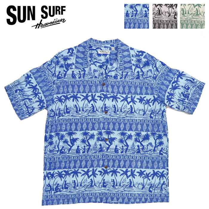 󥵡 SUN SURF Ⱦµ 졼 ϥ磻󥷥 ISLAND CLASSIC BORDER THE KAHALA FOR LIBERTY HOUSE WAIKIKI ϥ SS39220 2024ǯղƿ