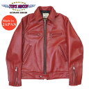 トイズマッコイ 革ジャン メンズ トイズマッコイ TOYS McCOY ディアスキン レザー ジャケット 鹿革 BECK " THUNDERBIRD " DEERSKIN RED TMJ2337【2024年春夏新作】