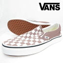 VANS バンズ CLASSIC SLIP-ON クラシック スリッポン スニーカー CHECK ANTLER チェック シューズ ヴァンズ VN000BVZC9I