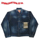 ダルチザン ステュディオ ダ ルチザン STUDIO D 039 ARTISAN 12.5oz デニム ジャケット 1940 大戦 1stモデル ジージャン