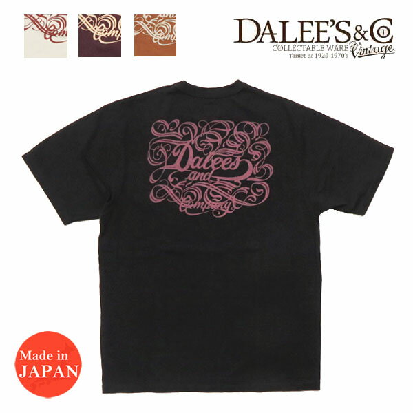 DALLES CO ダリーズ＆コー半袖 クルーネック Tシャツ プリント DLS23B-A デラックスウェア DELUXEWARE