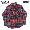 シュガーケーン SUGARCANE 長袖 パッチワーク チェック ワークシャツ PATCH WORK CHECK WORK SHIRT SC29179