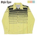 Style Eyes スタイルアイズ 長袖 コーデュロイ 開襟シャツ エルヴィス ドット Mid 1950s Style Corduroy Sports Shirt “ELVIS DOT” SE29169